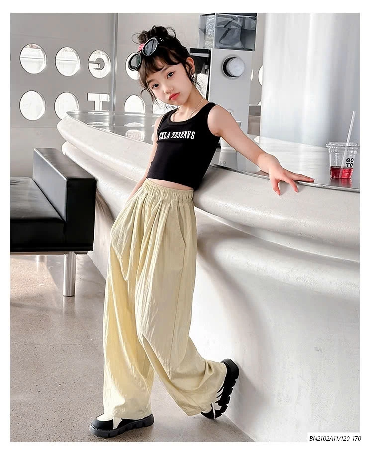 CROPTOP SÁT NÁCH MIX QUẦN SUÔNG