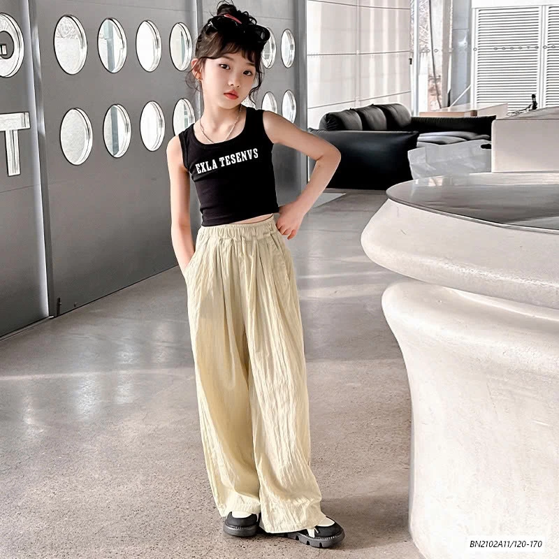 CROPTOP SÁT NÁCH MIX QUẦN SUÔNG