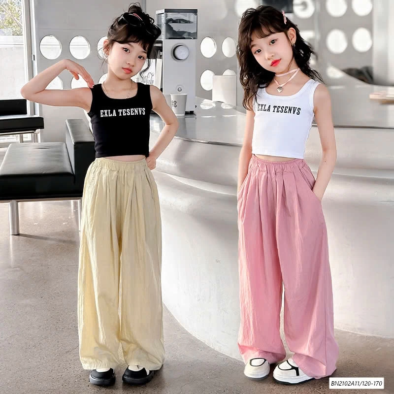 CROPTOP SÁT NÁCH MIX QUẦN SUÔNG