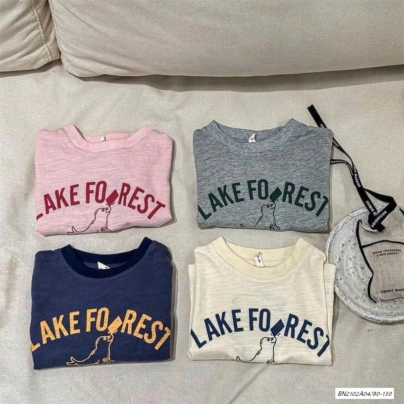 ÁO THUN XƯỚC IN CHỮ ADBABY