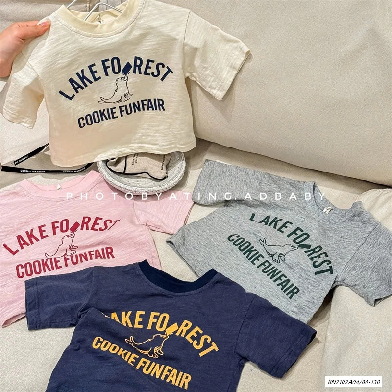 ÁO THUN XƯỚC IN CHỮ ADBABY