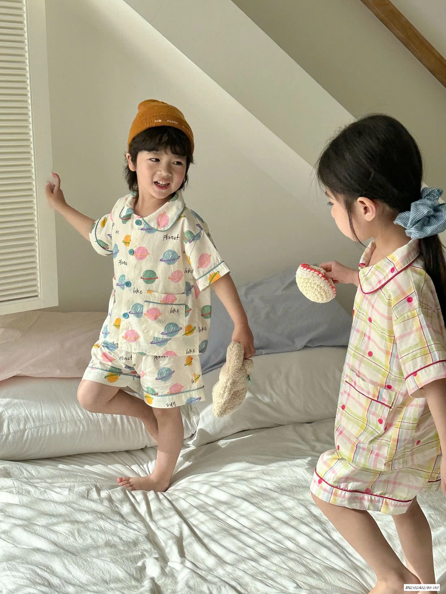 PIZAMA THÔ MỀM HỌA TIẾT