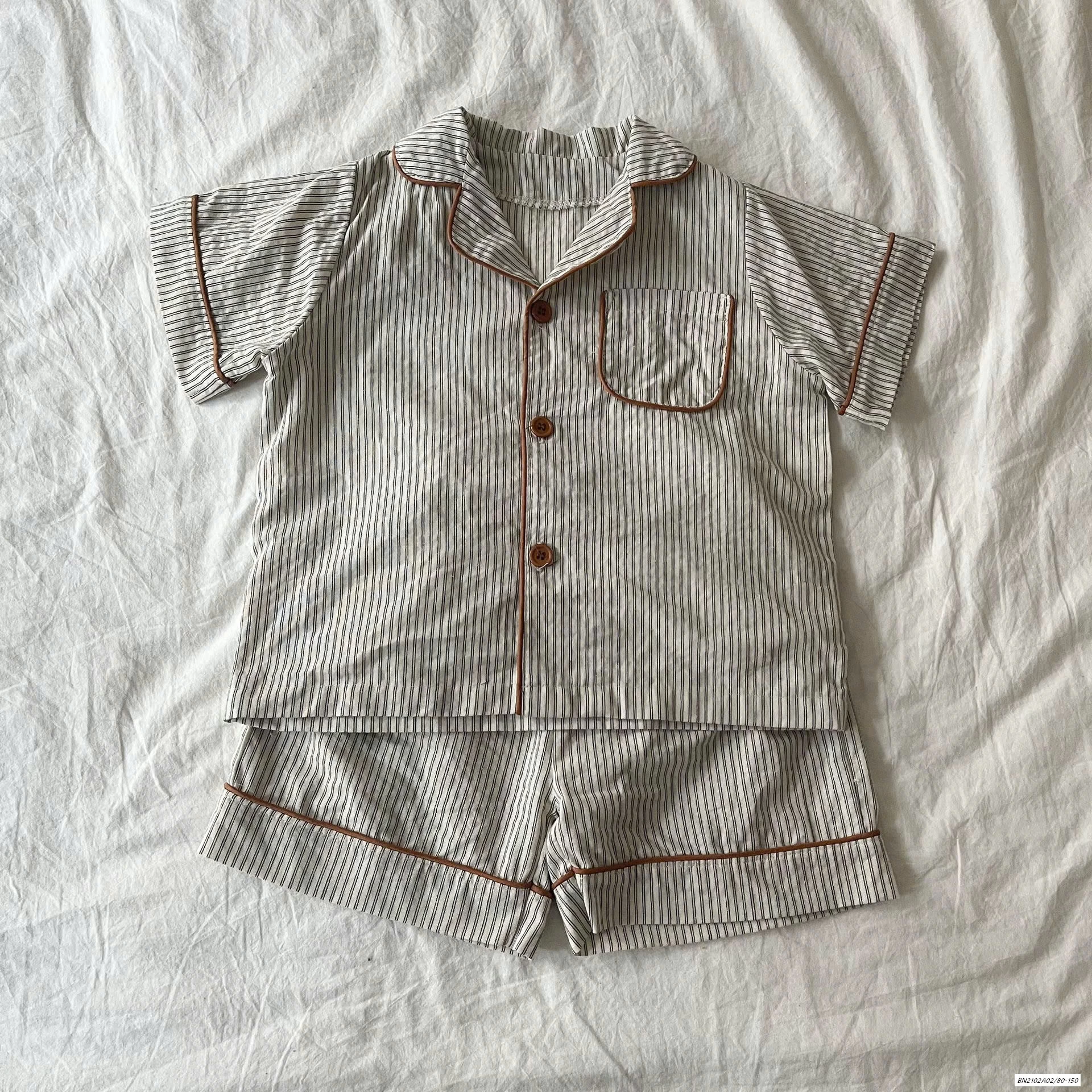 PIZAMA THÔ MỀM HỌA TIẾT