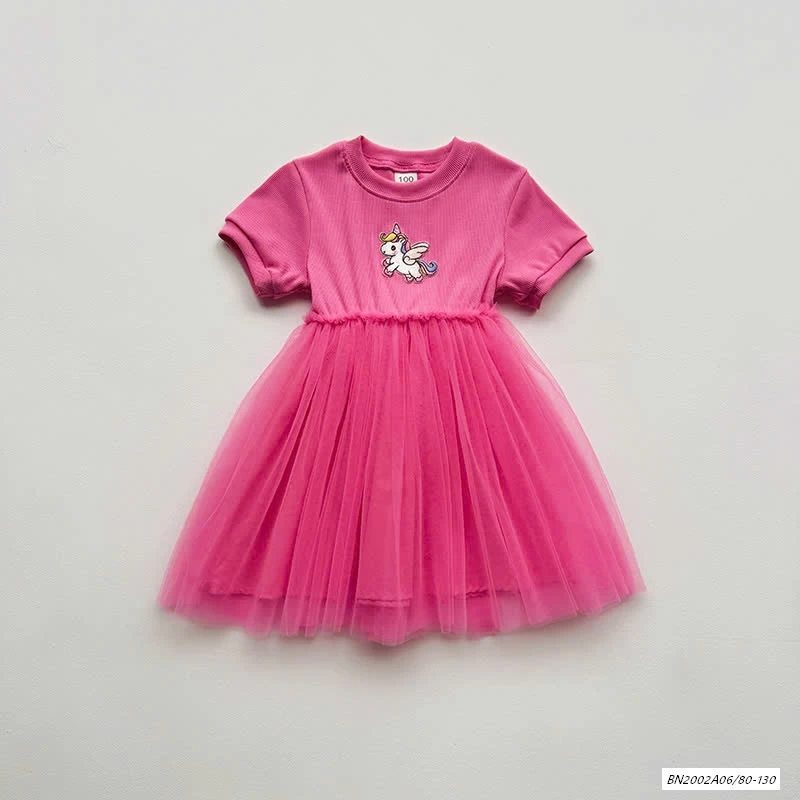 ĐẦM THUN PONY PHỐI CHÂN VOAN