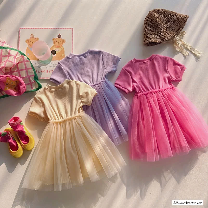 ĐẦM THUN PONY PHỐI CHÂN VOAN