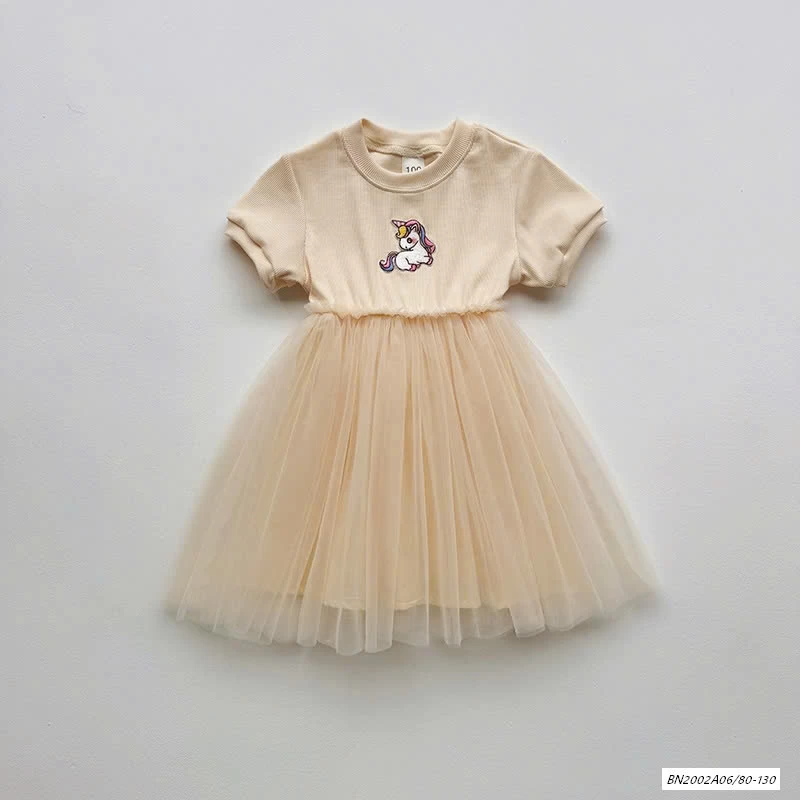 ĐẦM THUN PONY PHỐI CHÂN VOAN