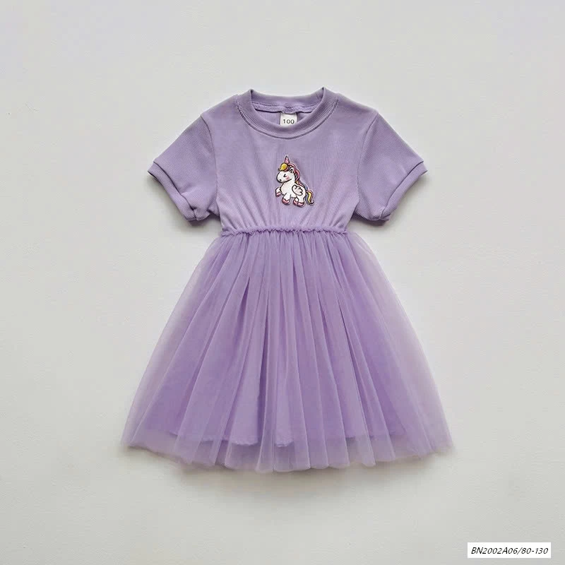 ĐẦM THUN PONY PHỐI CHÂN VOAN