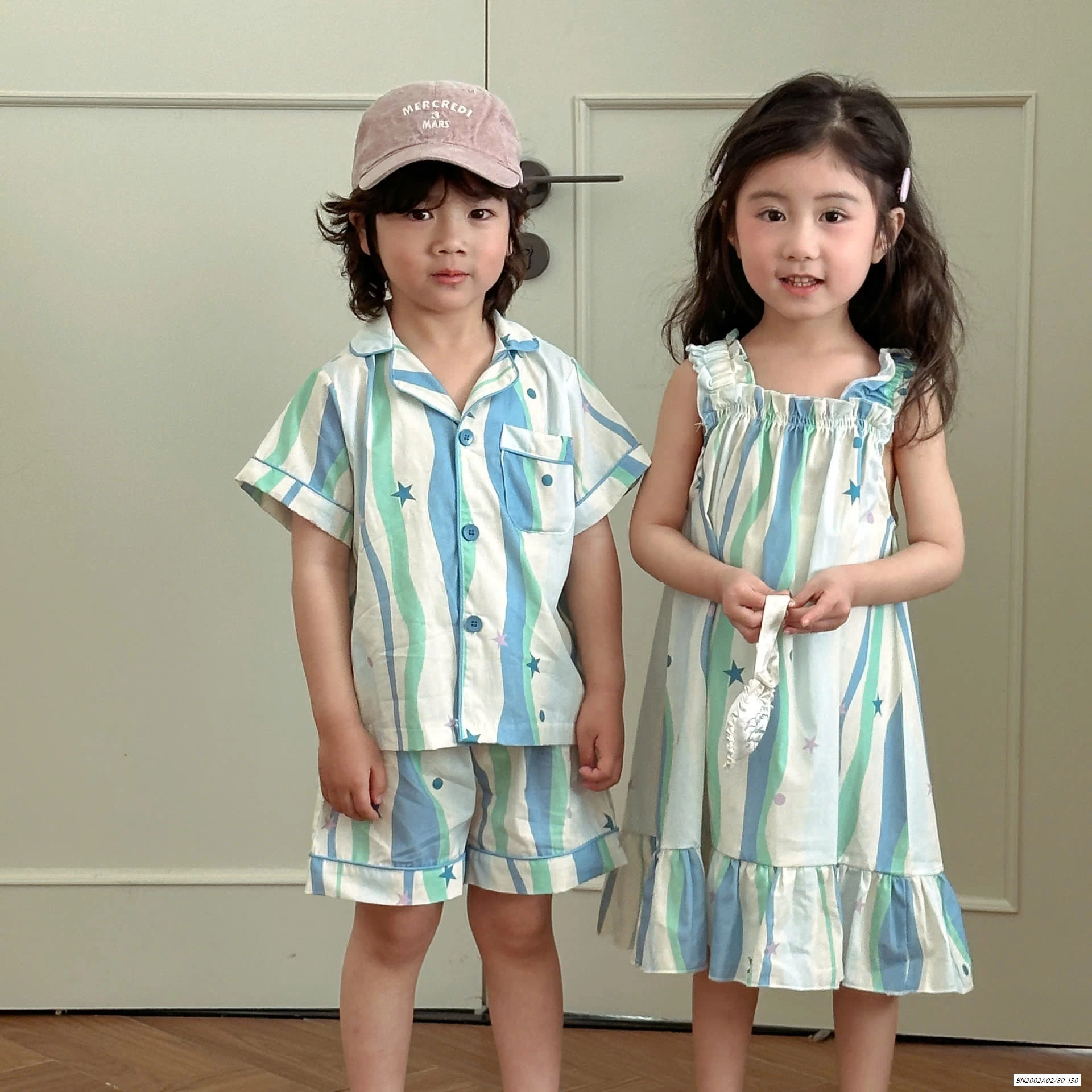 COUPLE SỌC XANH