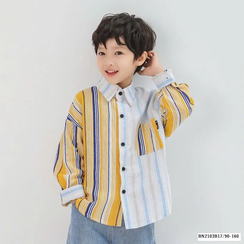 ÁO SƠ MI KẺ BÉ TRAI