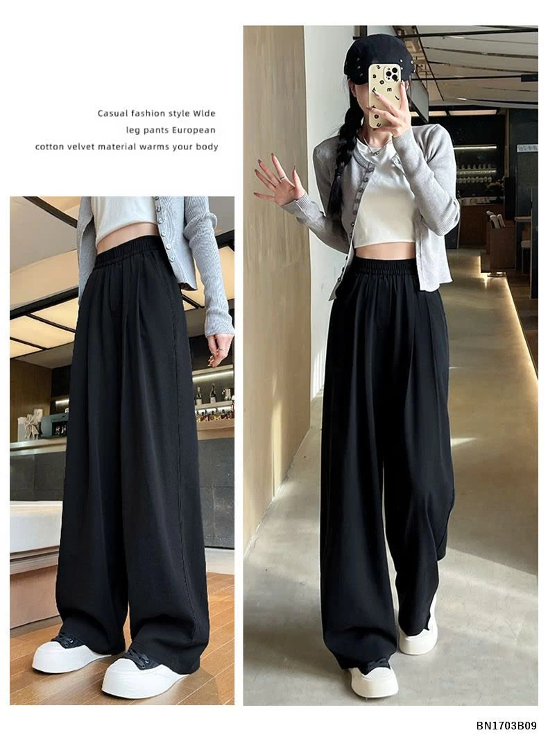 QUẦN JEAN TENCEL ỐNG RỘNG