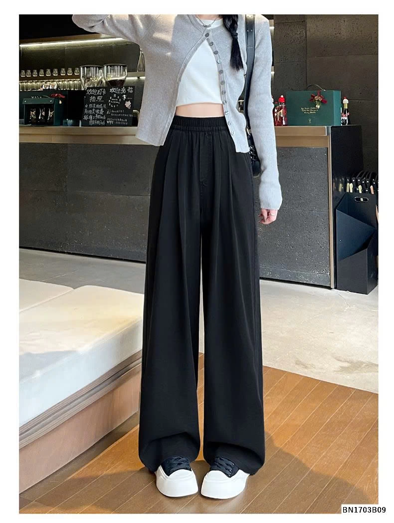 QUẦN JEAN TENCEL ỐNG RỘNG