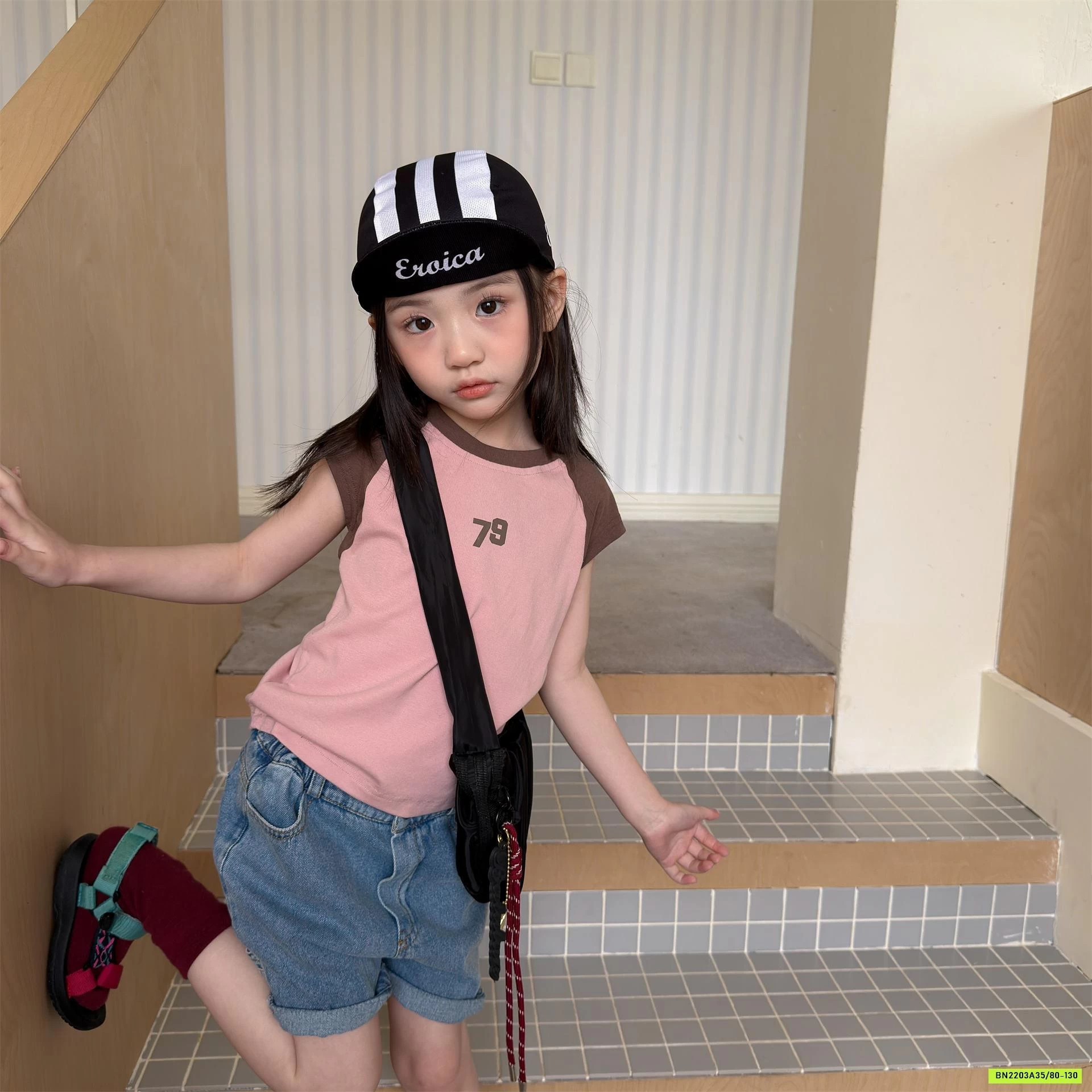 ÁO THUN TAY HẾN PHỐI MÀU SỐ 79 ADBABY