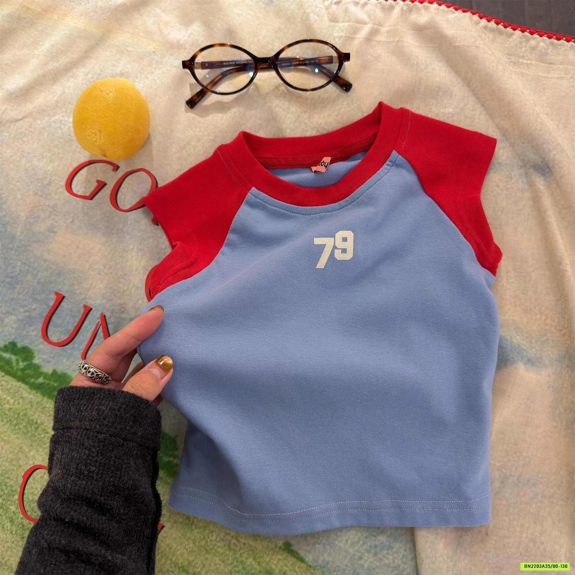 ÁO THUN TAY HẾN PHỐI MÀU SỐ 79 ADBABY