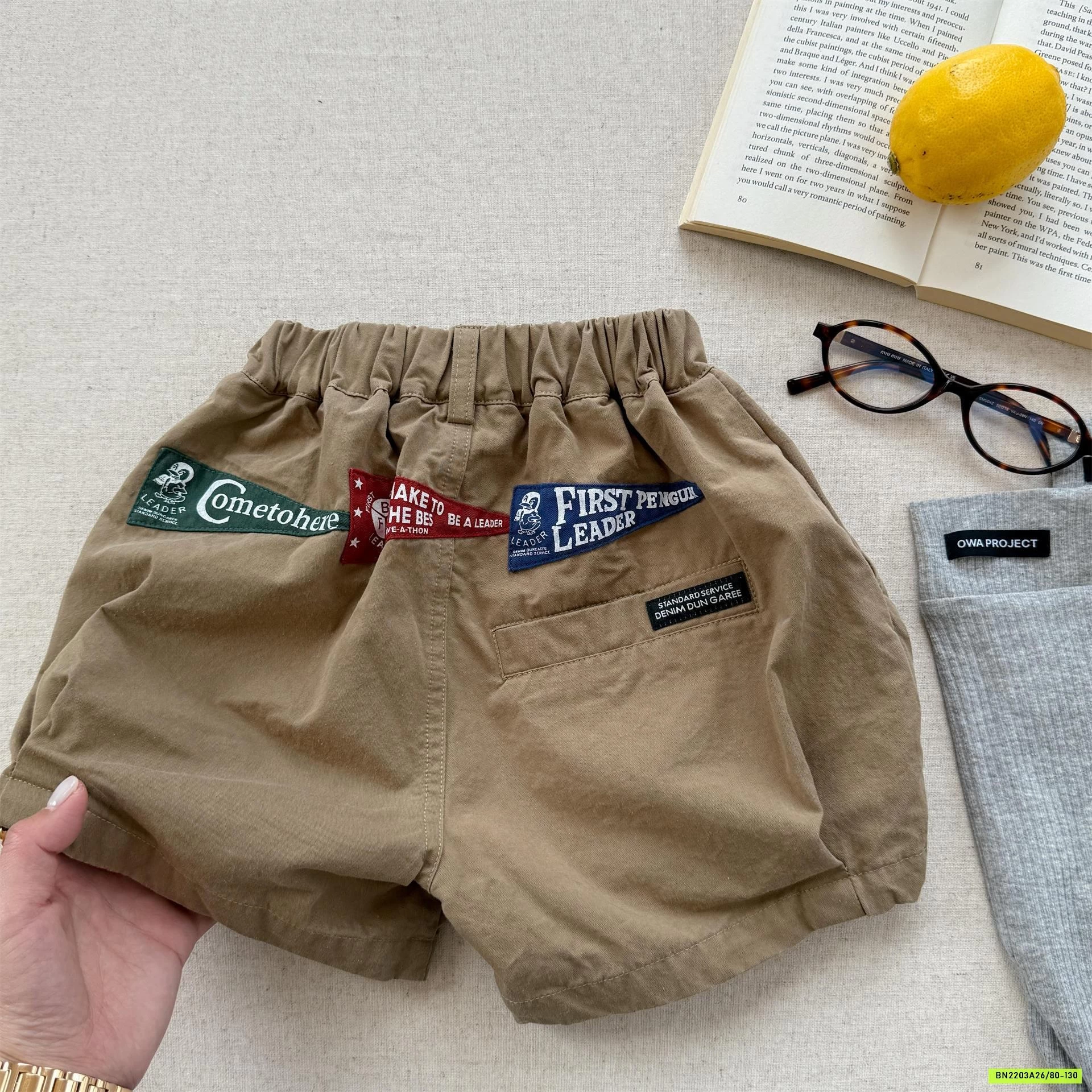 SHORT BÍ GẮN CHỮ MÔNG 6290 ADBABY