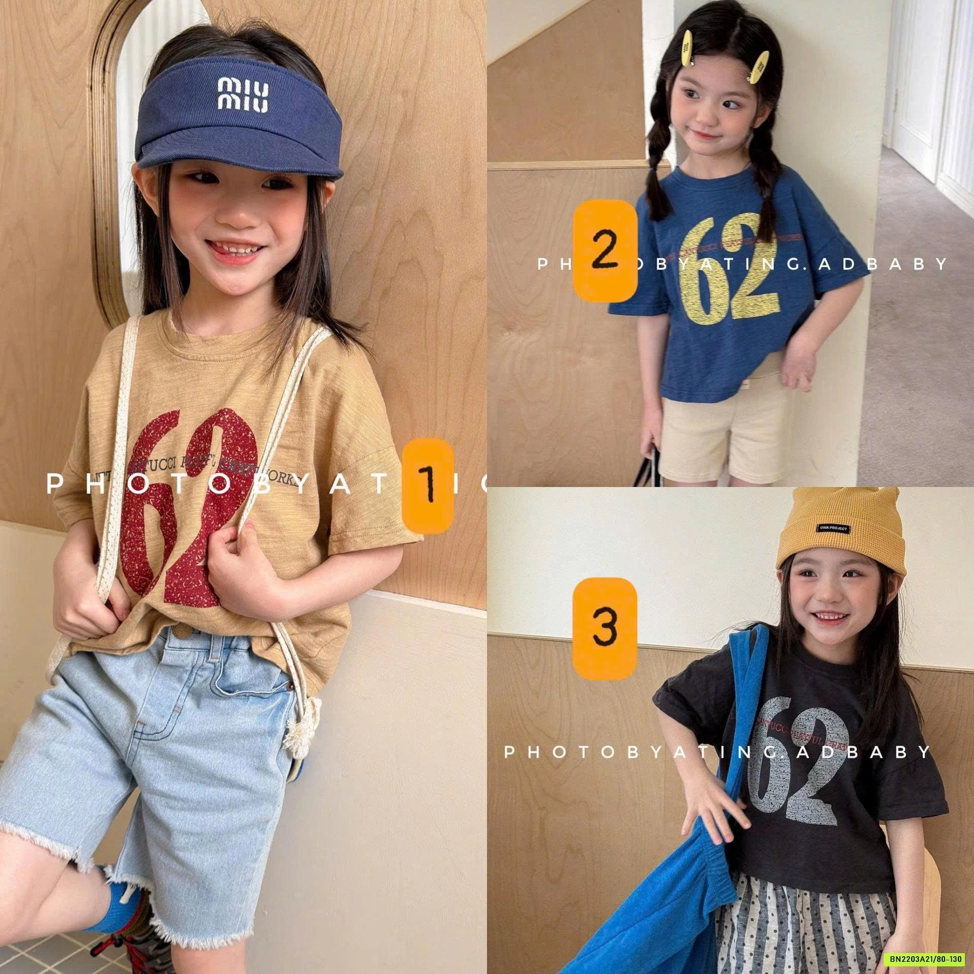 ÁO THUN SỐ 62 7238 ADBABY