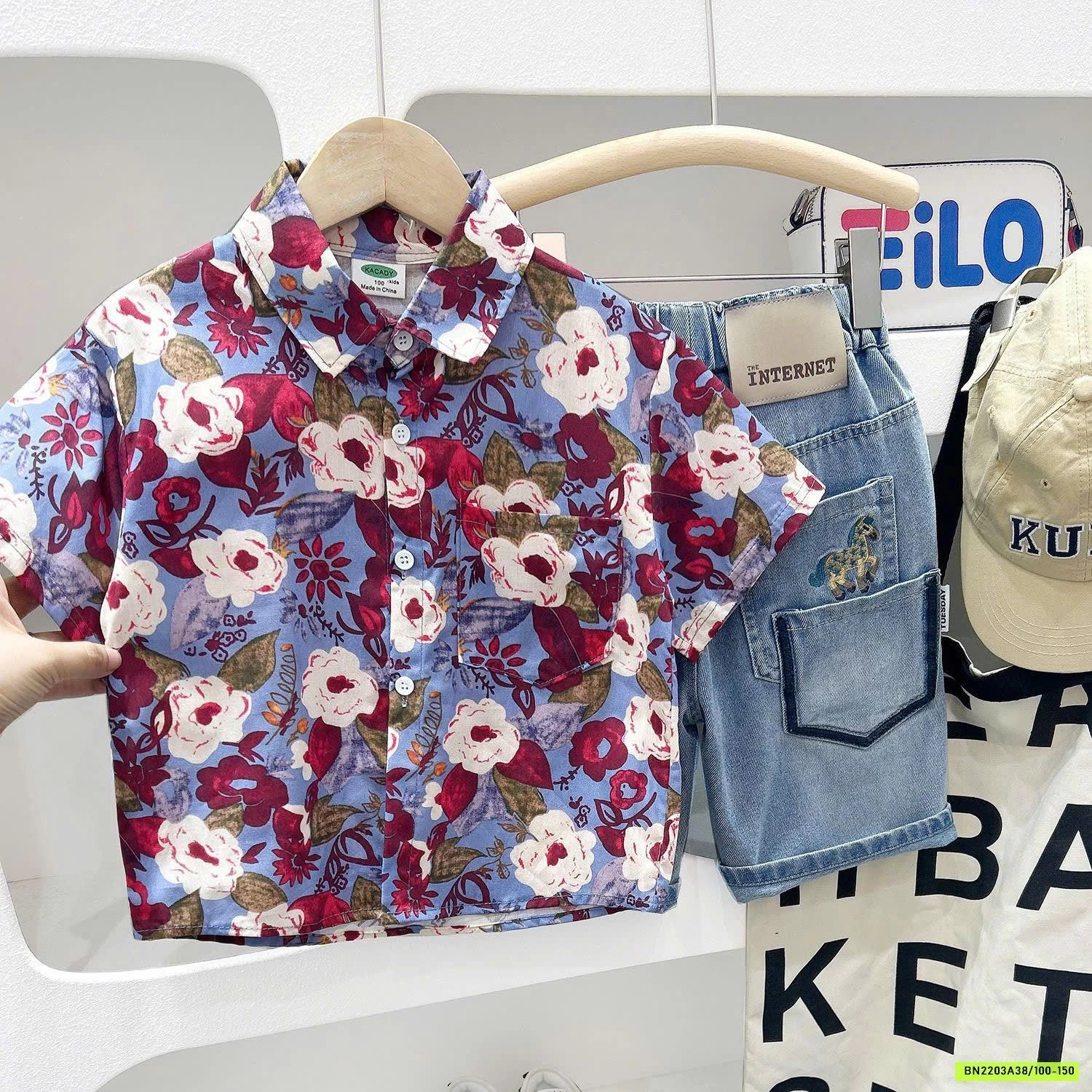 ÁO SƠ MI HOA KACADY