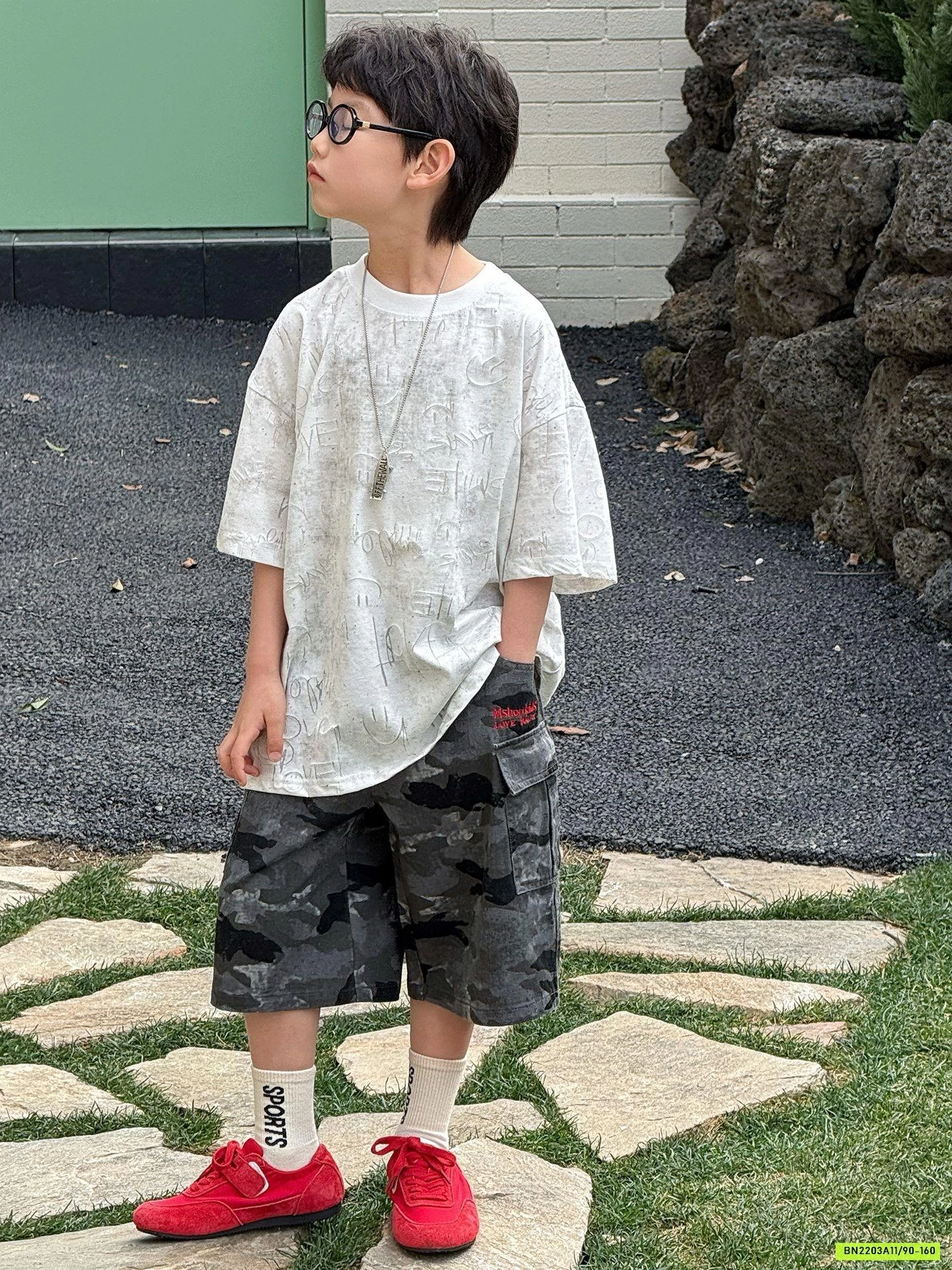 ÁO LOANG CHỮ KÍ MIX SHORT RẰN RI