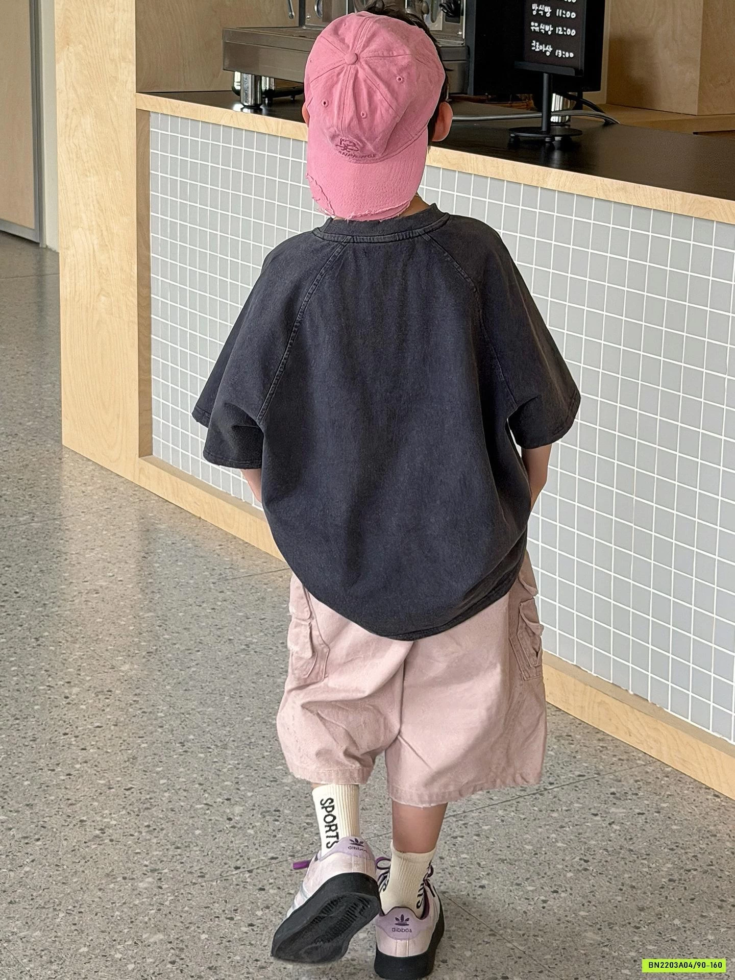 ÁO CÚN MIX SHORT HỒNG