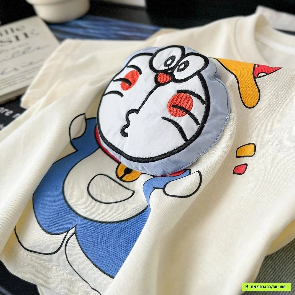 ÁO THUN GẮN GẤU BÔNG DỄ THƯƠNG