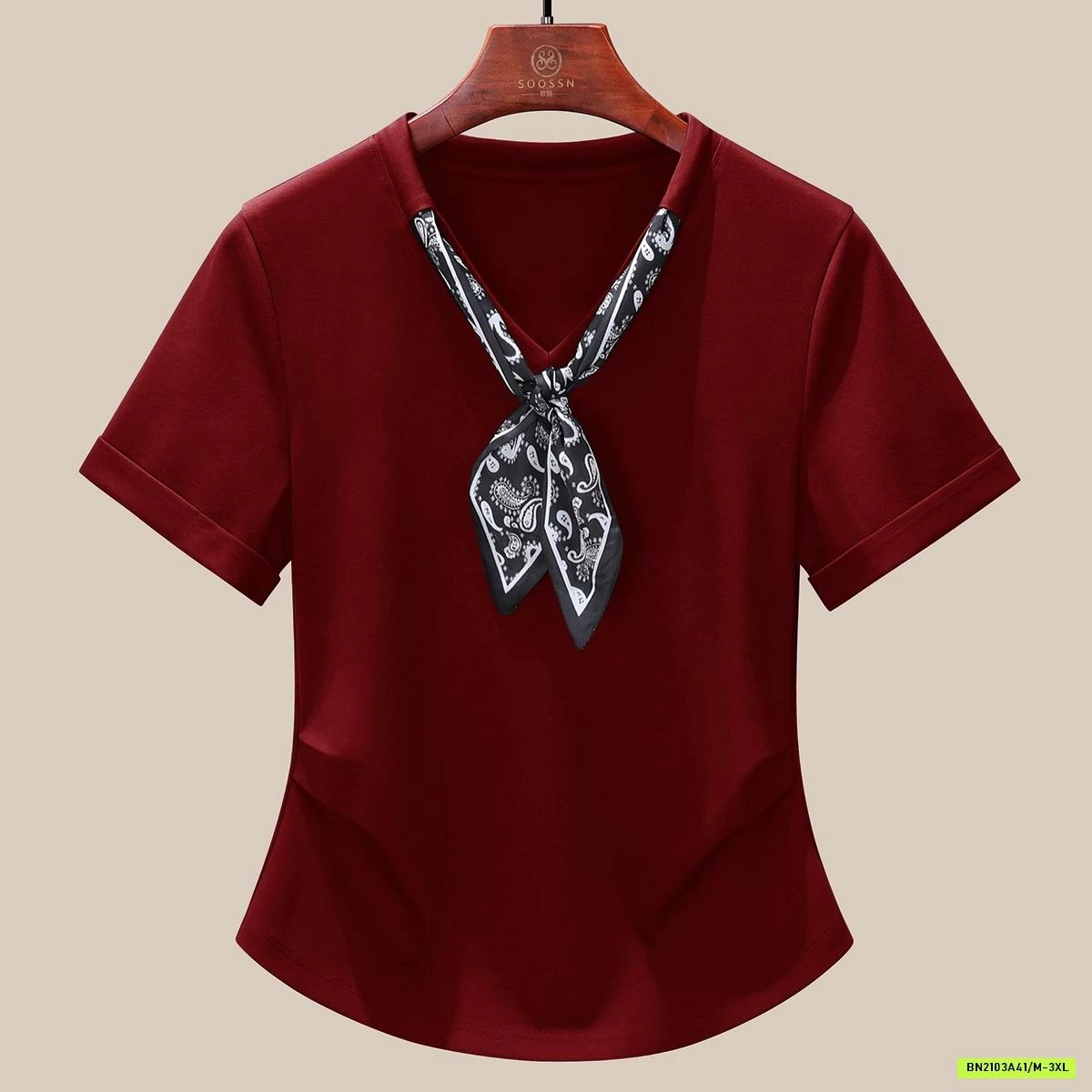 ÁO THUN RÚT EO KÈM KHĂN