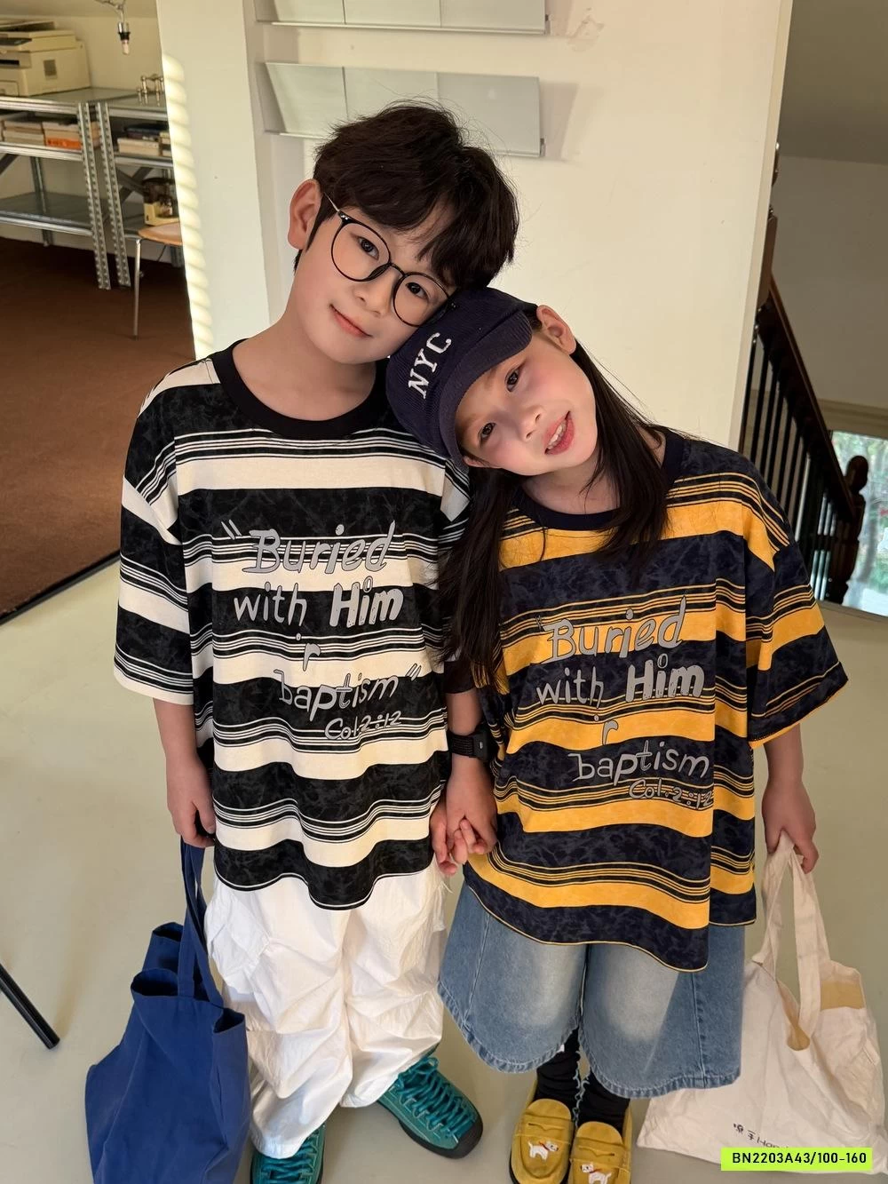 ÁO THUN KẺ CHỮ KUMAIKIDS