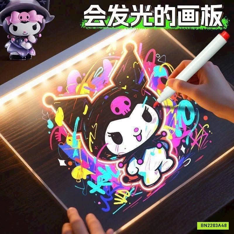 BẢNG VẼ DẠ QUANG KẾT HỢP ĐÈN LED