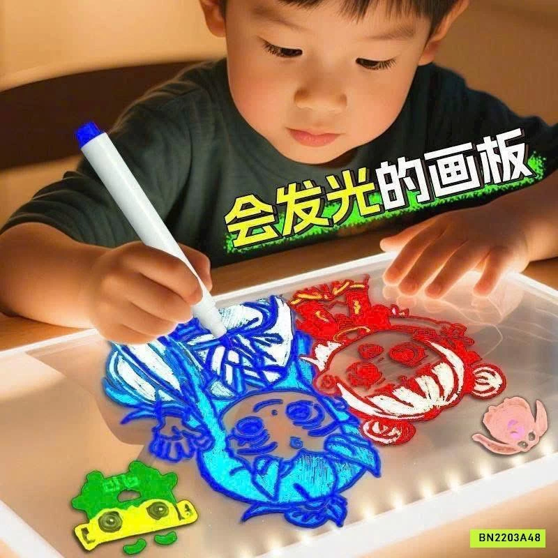 BẢNG VẼ DẠ QUANG KẾT HỢP ĐÈN LED