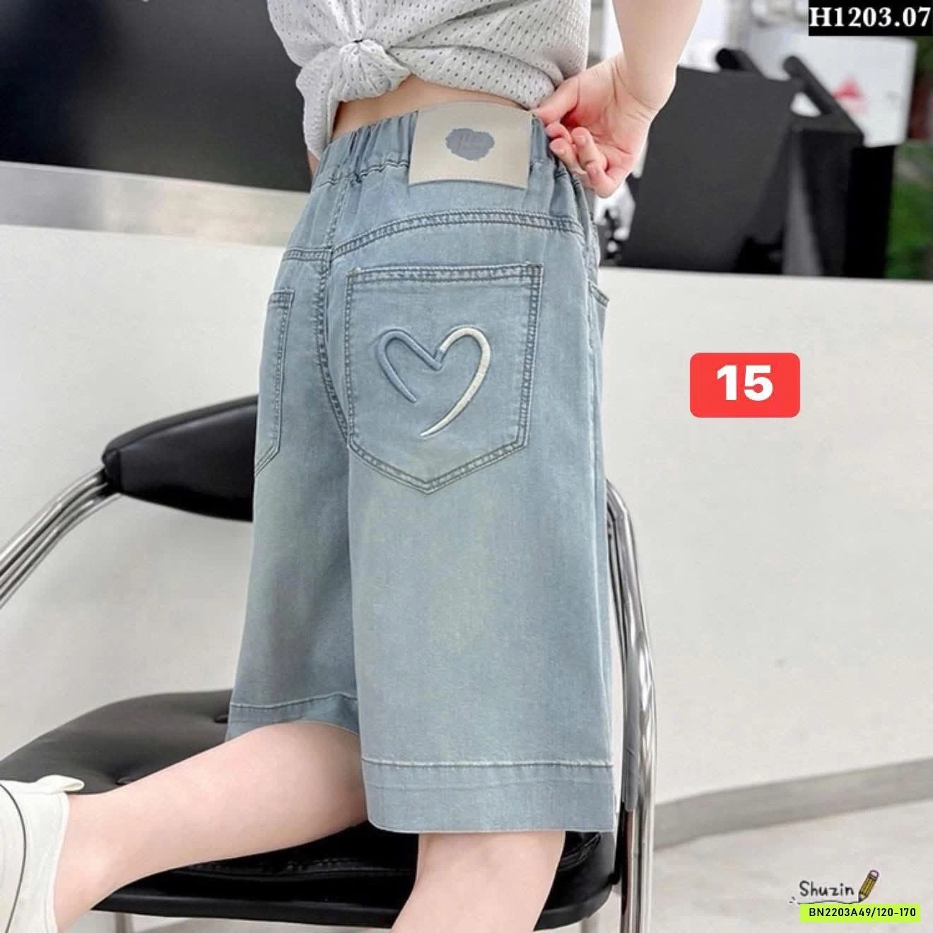 BST QUẦN SHORT JEAN BÉ GÁI