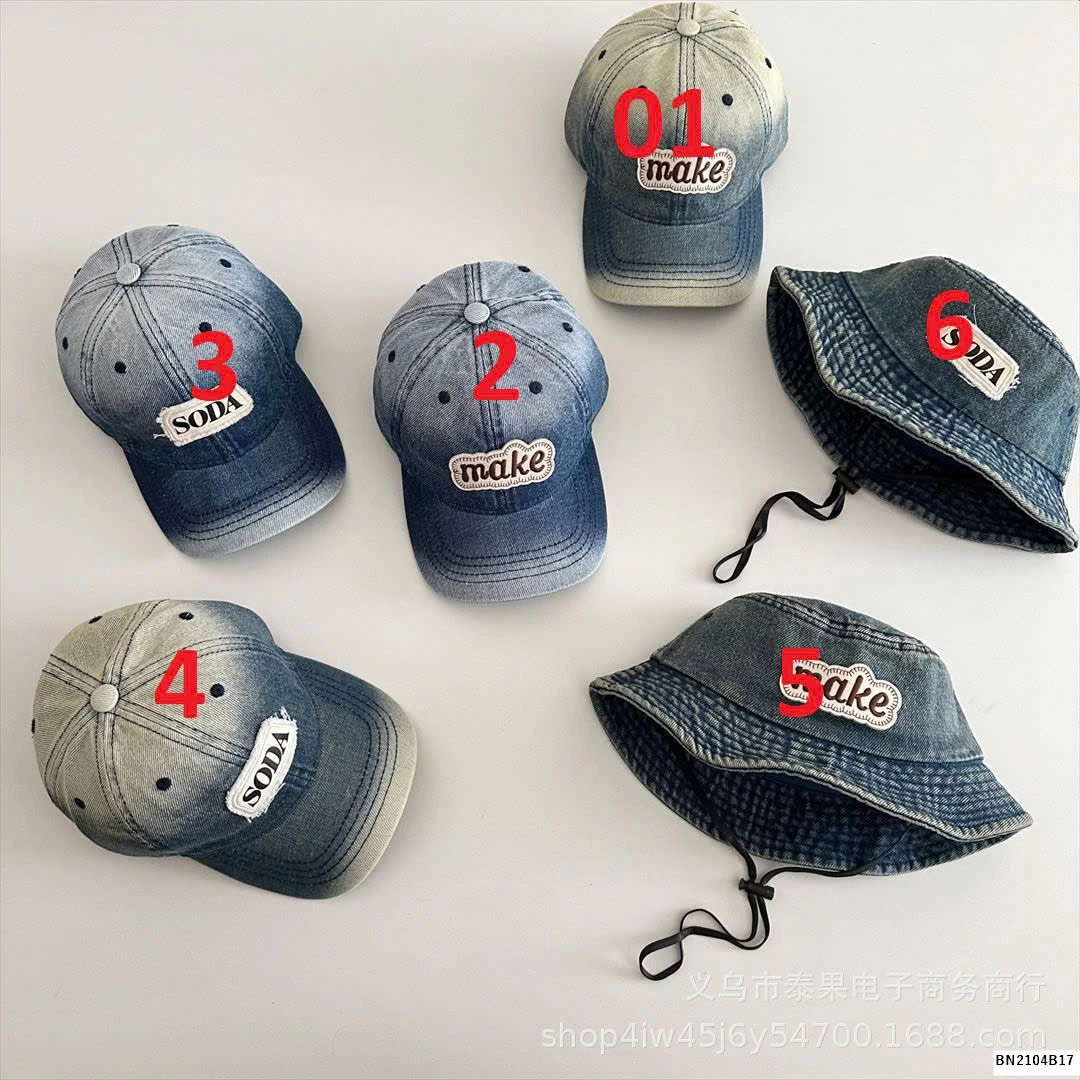 BST MŨ DENIM THÊU CHỮ