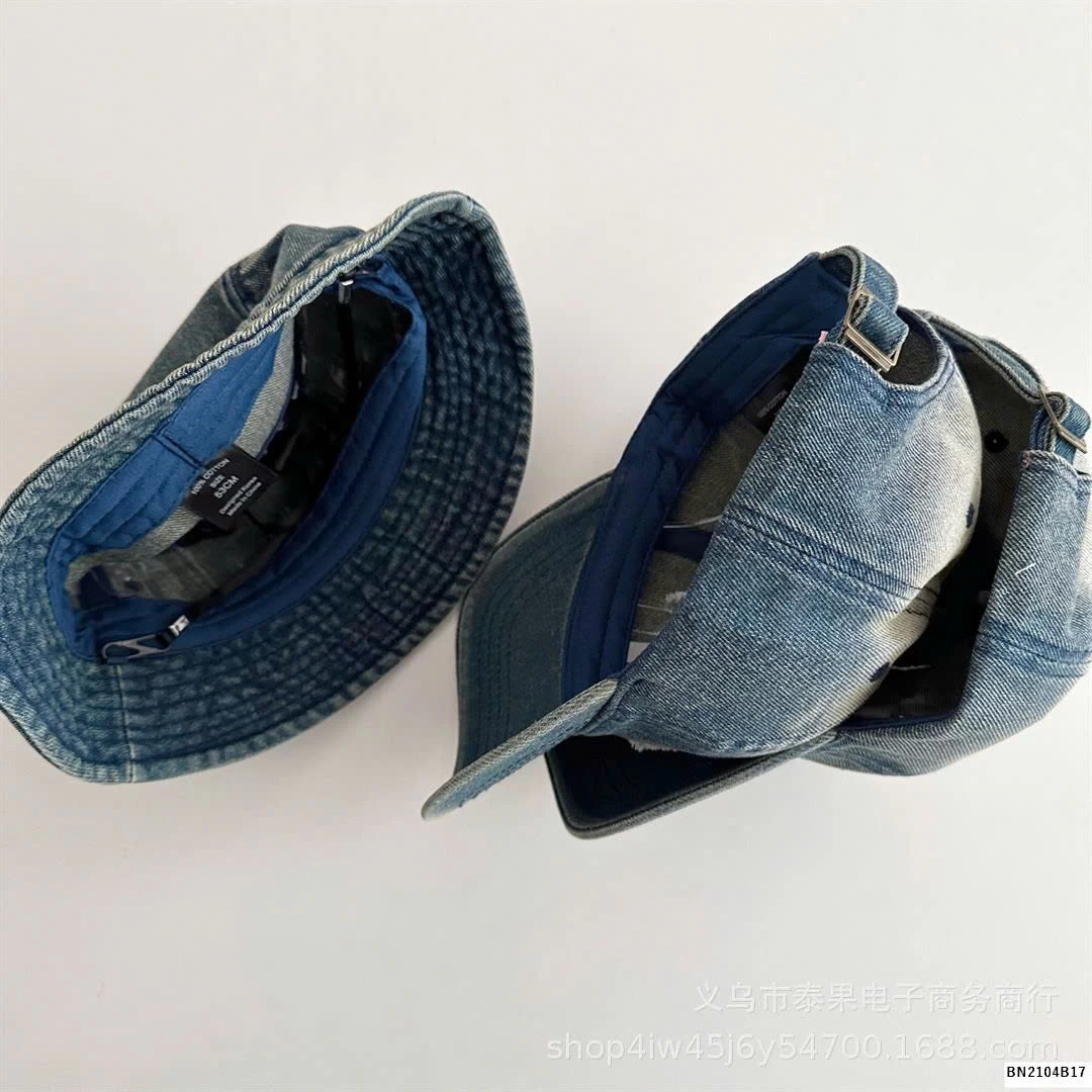 BST MŨ DENIM THÊU CHỮ