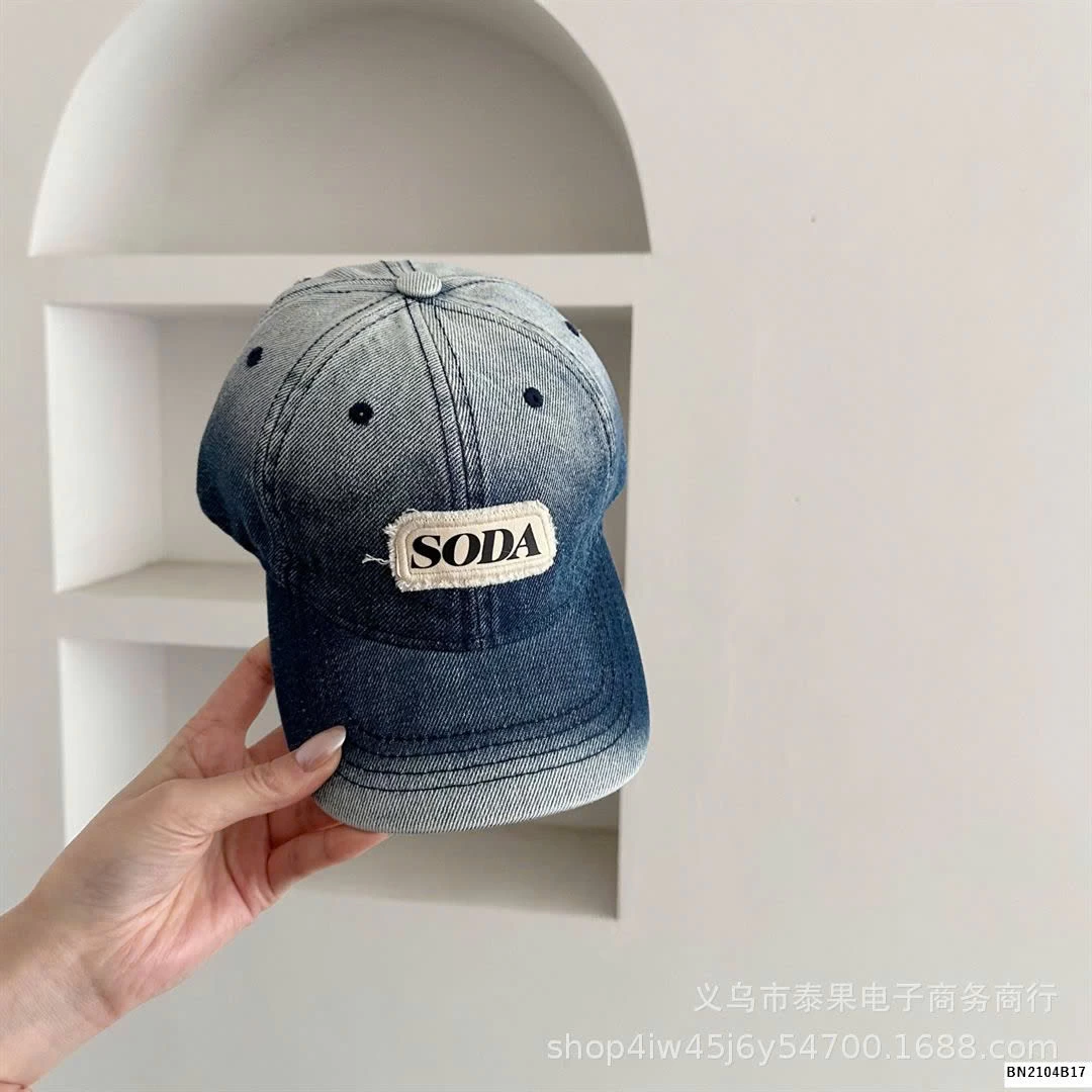 BST MŨ DENIM THÊU CHỮ