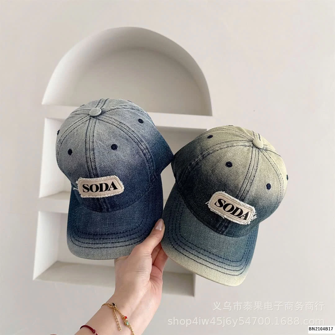 BST MŨ DENIM THÊU CHỮ