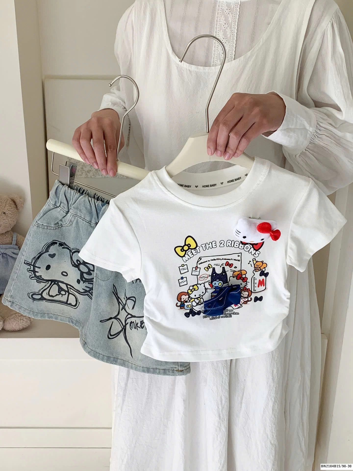 SÉT ÁO KITTY MIX CV JEANS