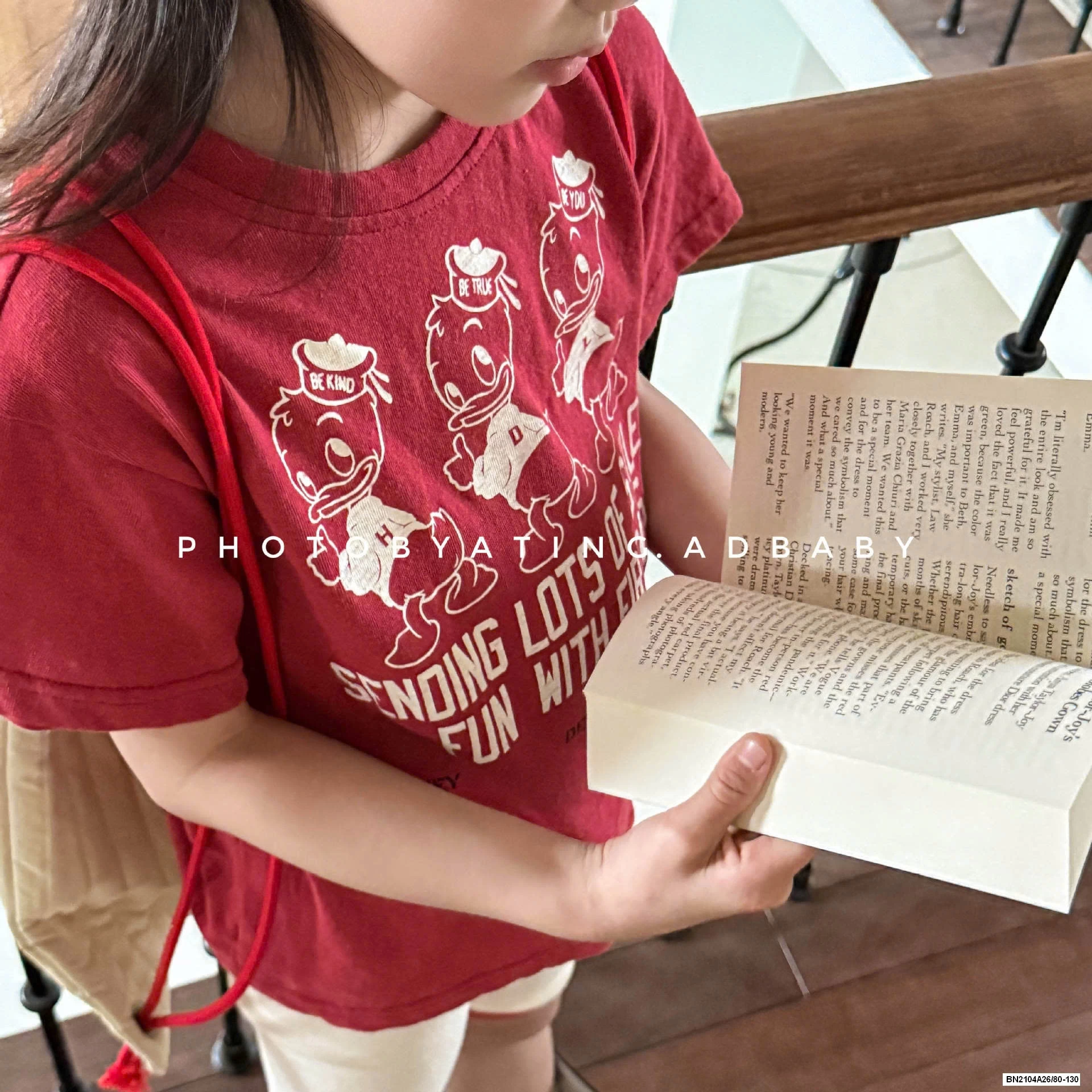 ÁO THUN GIẤY 3 CHÚ VỊT ADBABY