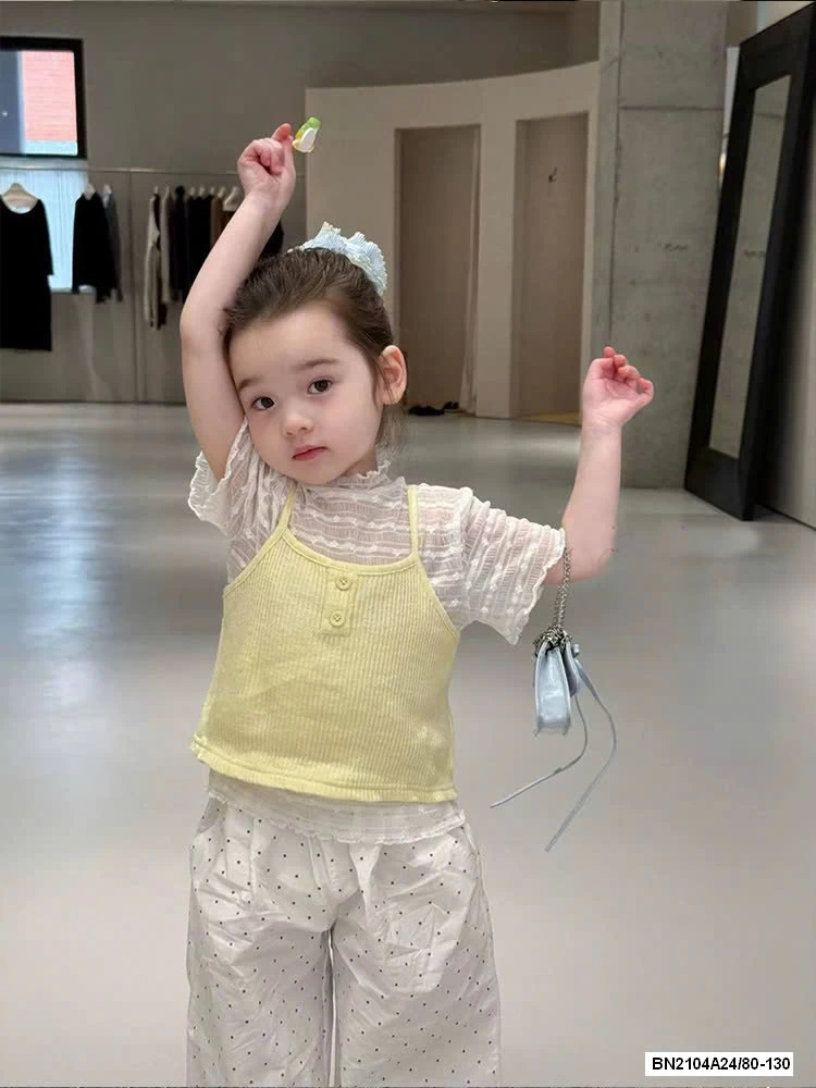 SÉT ÁO VÀNG MIX QUẦN BI