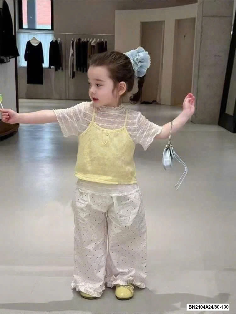 SÉT ÁO VÀNG MIX QUẦN BI