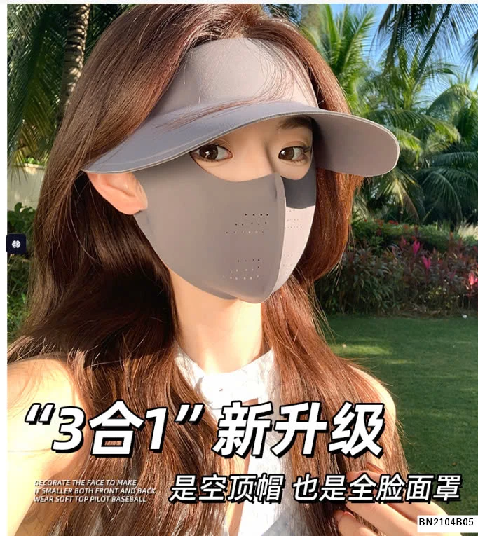 SÉT KHẨU TRANG + MŨ CHỐNG NẮNG