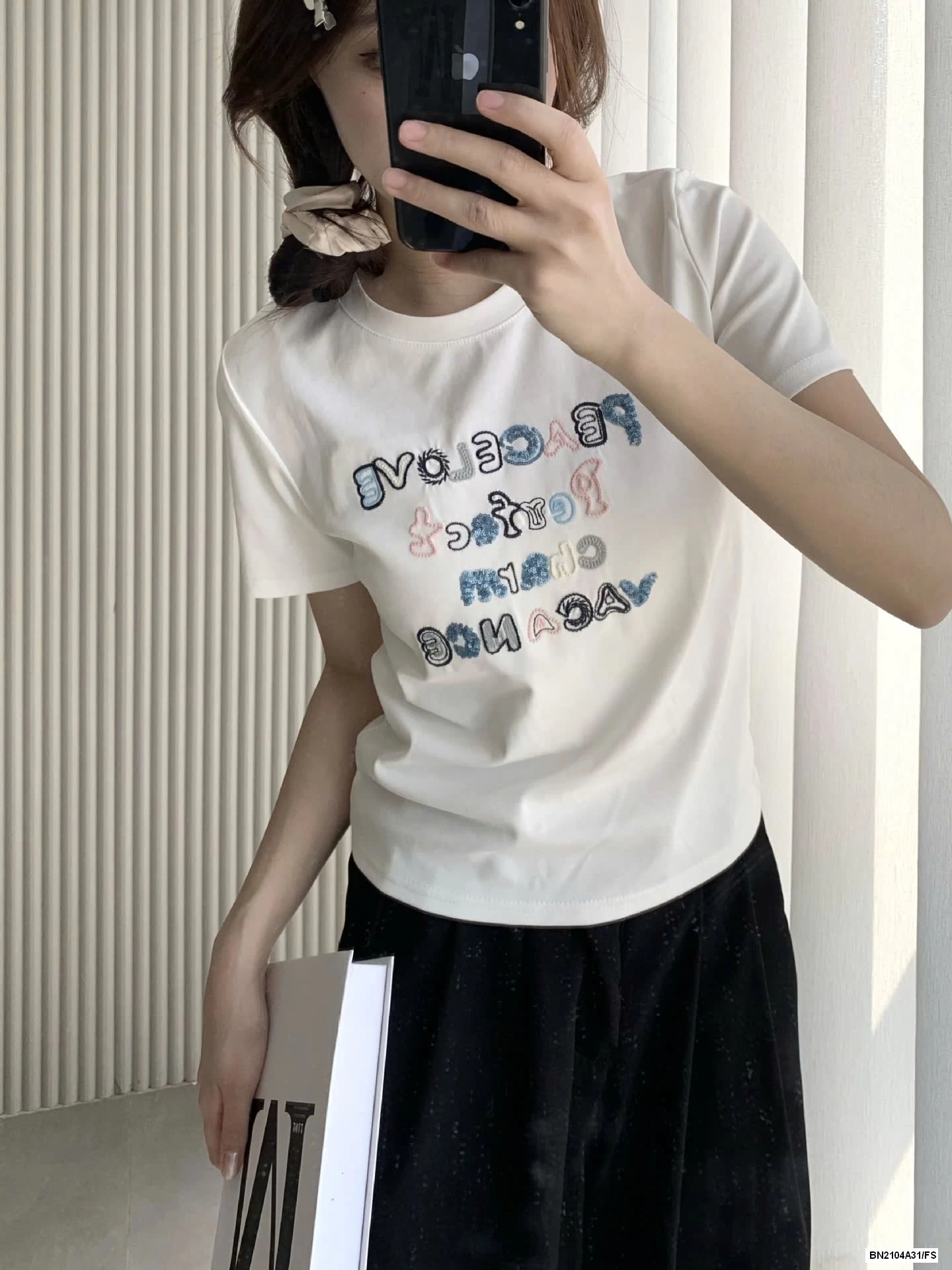 ÁO THUN THÊU CHỮ