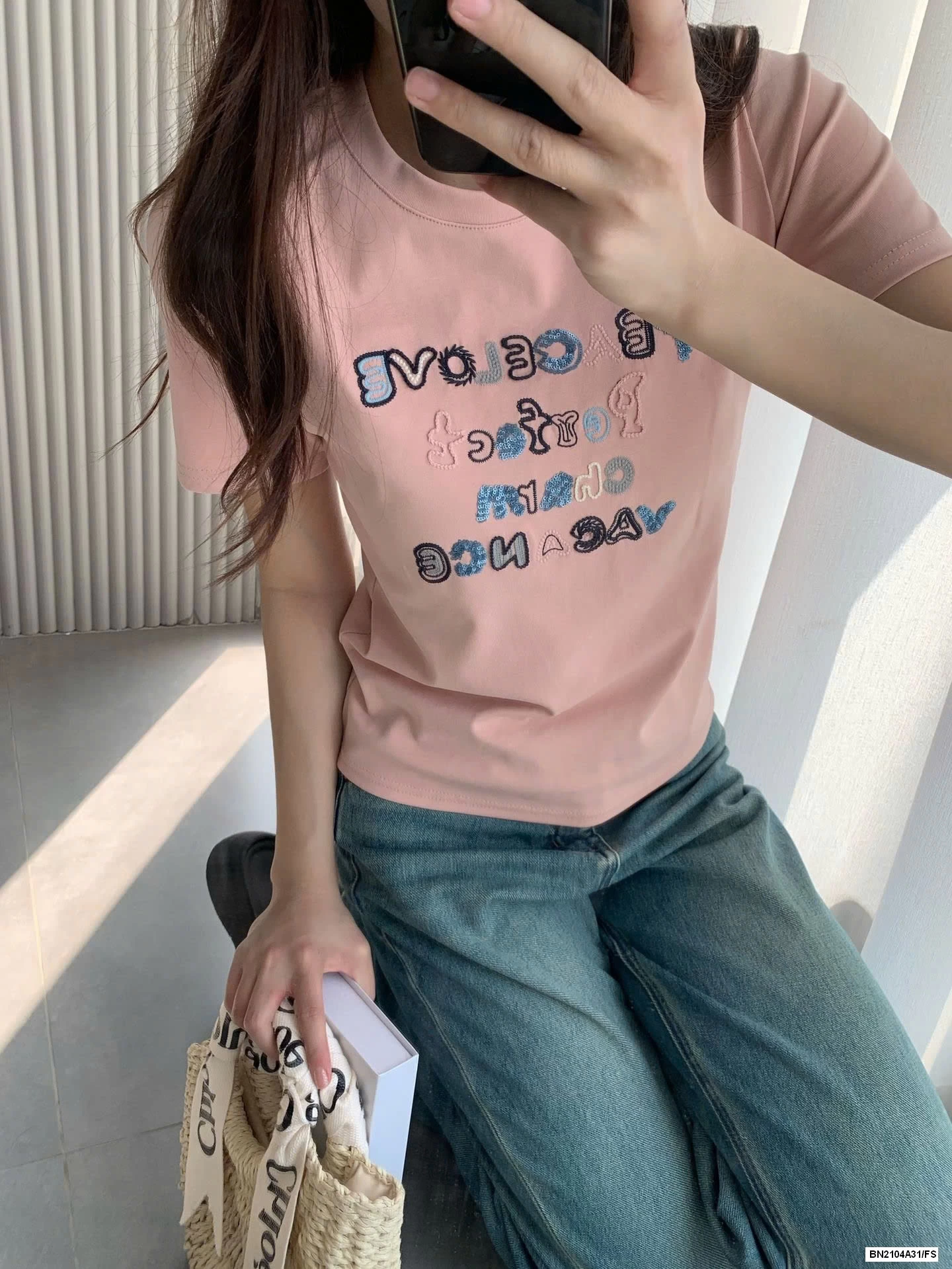 ÁO THUN THÊU CHỮ