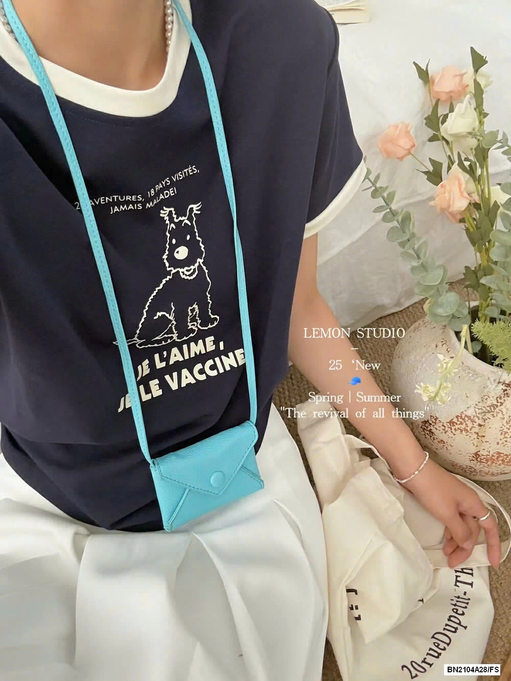 ÁO THUN CÚN VIỀN CỔ