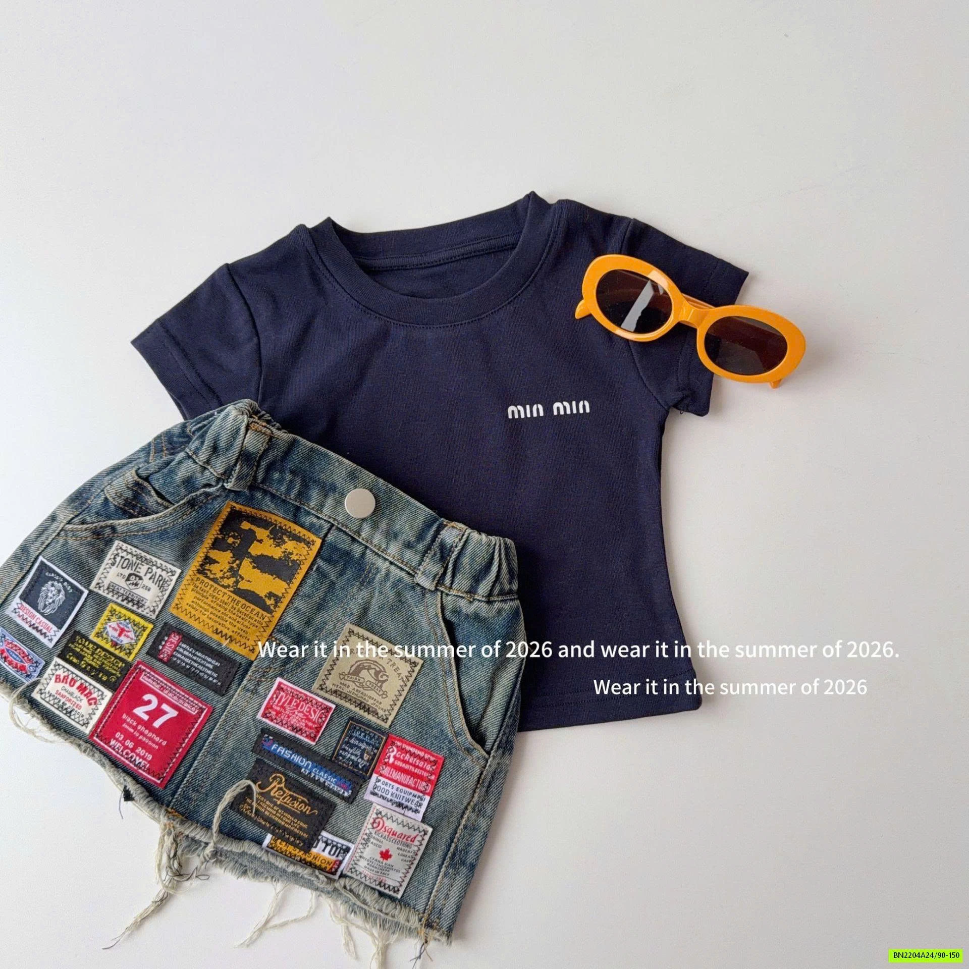 CHÂN VÁY JEANS HOẠT TIẾT BÁO T&QKIDS