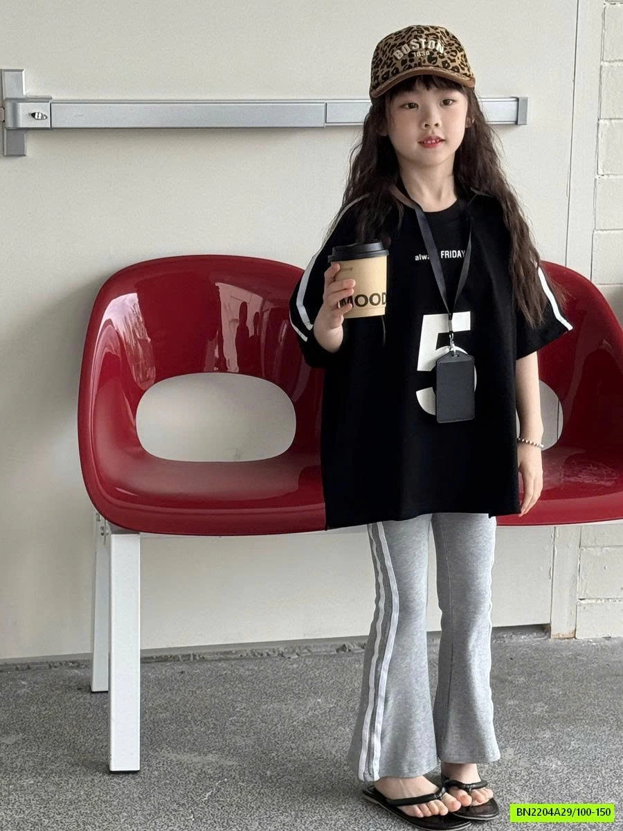 ÁO THUN SỐ 5 OVERSIZE YUKIDS