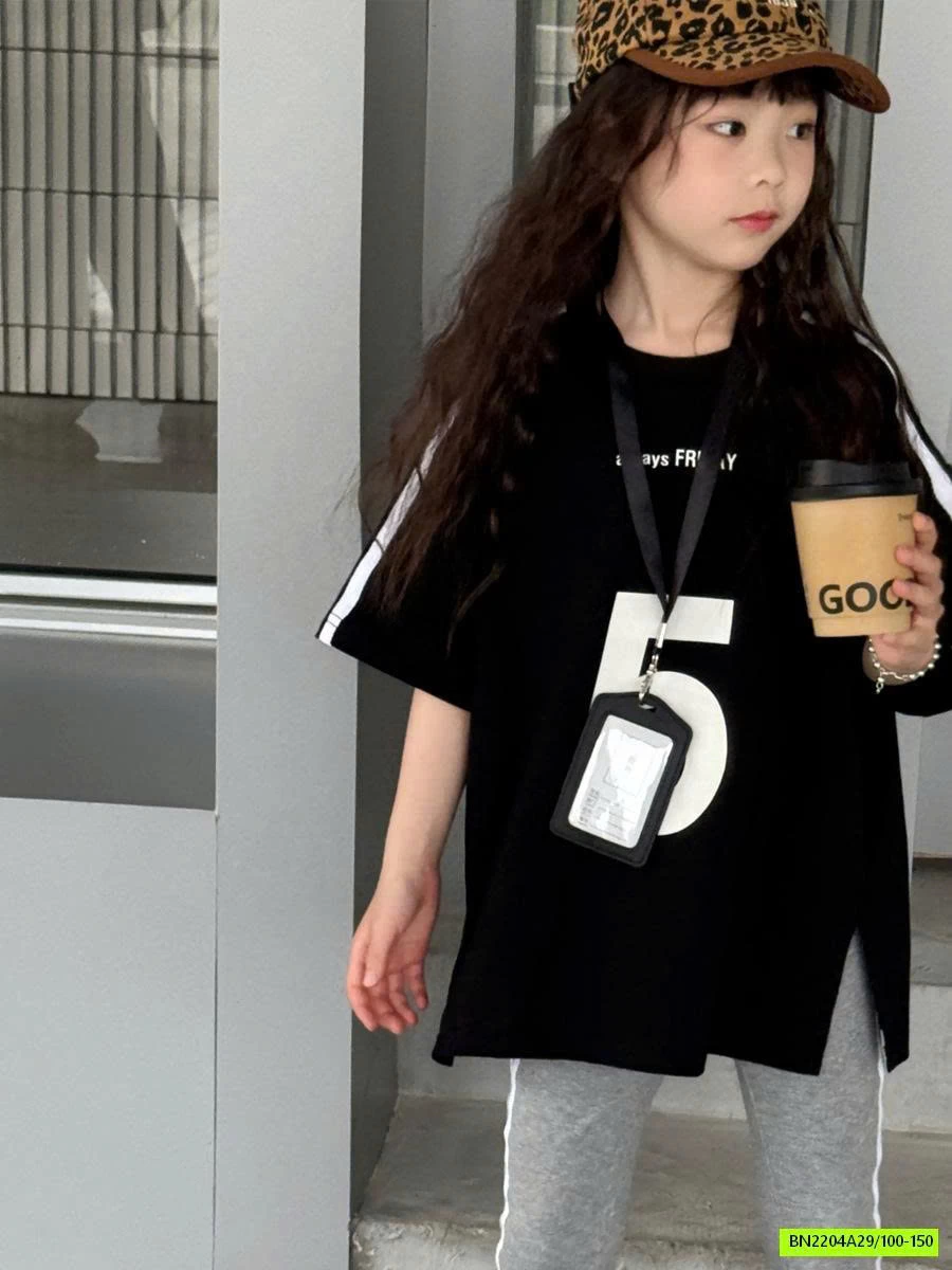 ÁO THUN SỐ 5 OVERSIZE YUKIDS