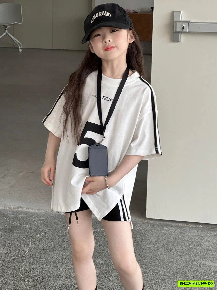 ÁO THUN SỐ 5 OVERSIZE YUKIDS
