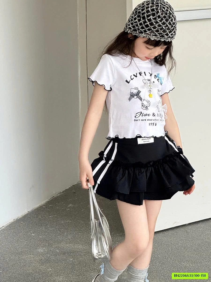 CROPTOP IN HÌNH GẮN NƠ YUKIDS