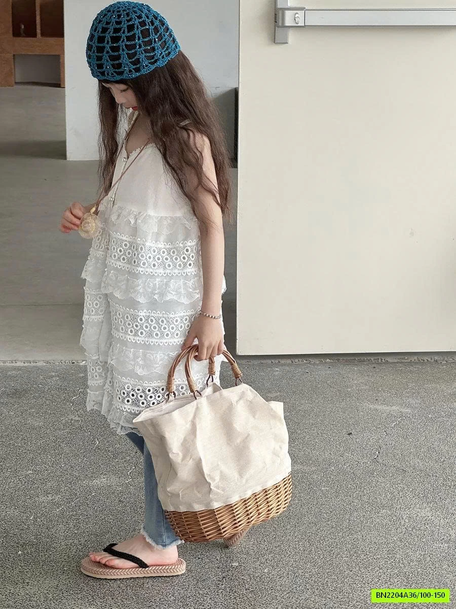 ĐẦM REN 2 DÂY YUKIDS