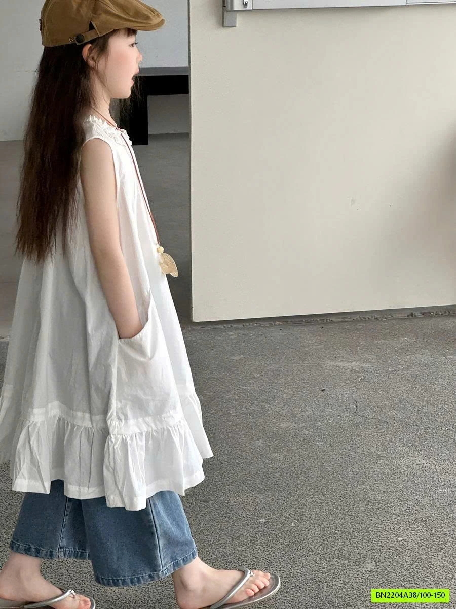 JEANS SUÔNG RÁCH GỐI YUKIDS