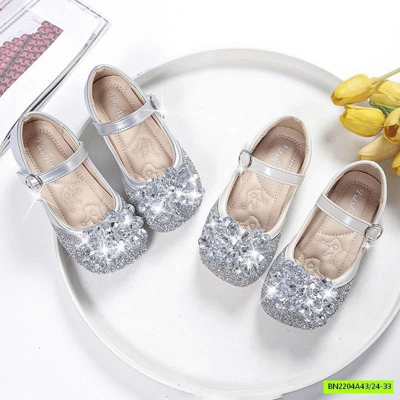 GIÀY BÚP BÊ CÔNG CHÚA HOA ĐÁ BLING