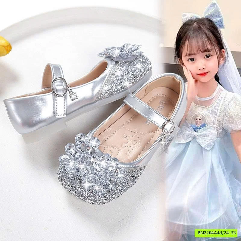 GIÀY BÚP BÊ CÔNG CHÚA HOA ĐÁ BLING