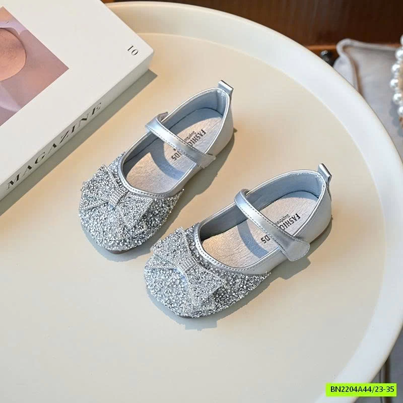 GIÀY BÚP BÊ CÔNG CHÚA NƠ BLING BLING